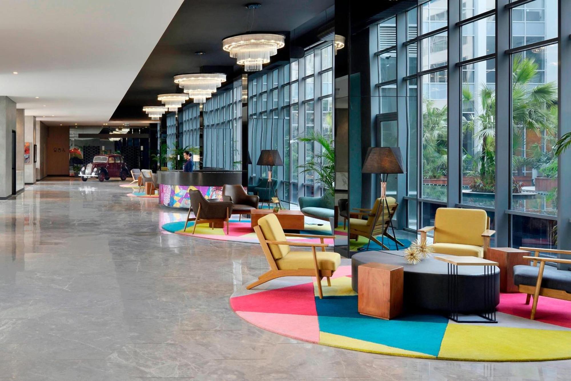 เอลอฟต์ นิวเดลี แอโรซิตี้ Hotel ภายนอก รูปภาพ The lobby of the hotel